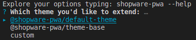 create-theme command